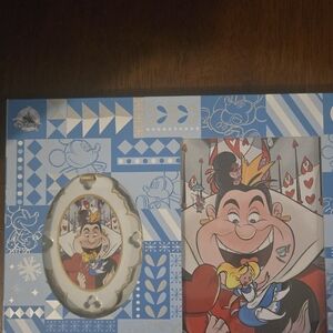 Disney Queen of Hearts Ceramic Ornament And Lithograph